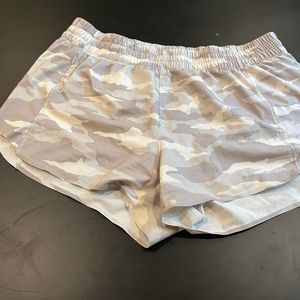 Athleta Light Camo Running Shorts